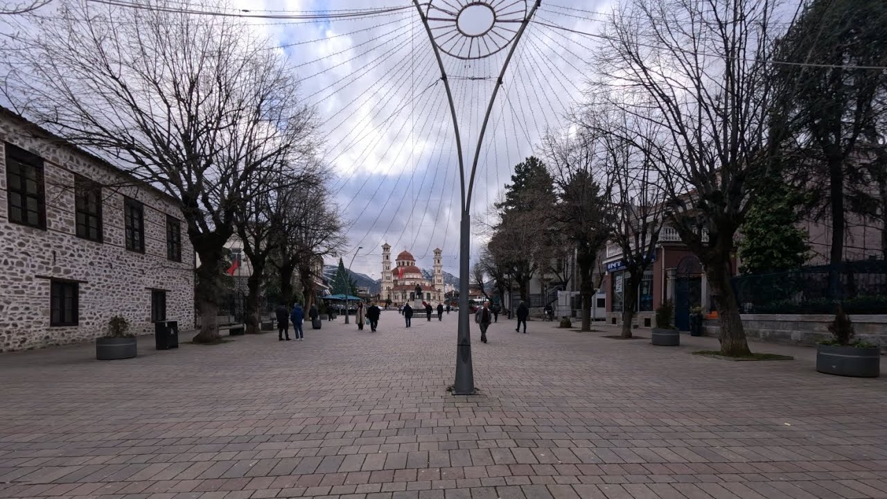 Korça Albania | Winter City Walk | Culture & History