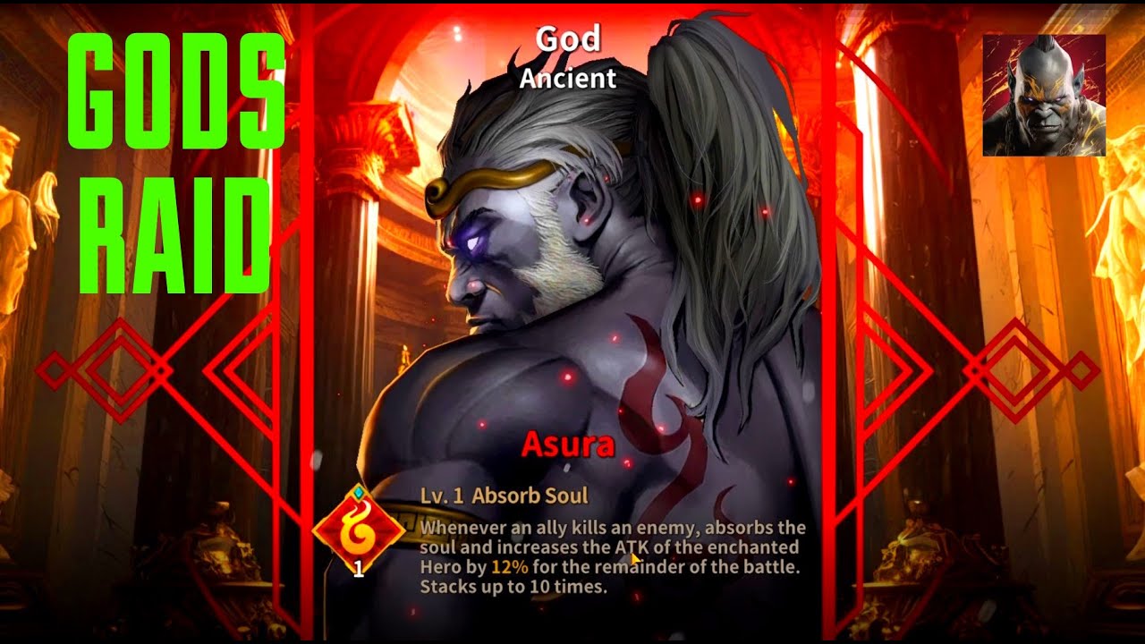 GODS RAID | ХАЛЯВНЫЙ МИФИЧЕСКИЙ БОГ АСУРА И ПАРА СЕКРЕТОВ ИГРЫ