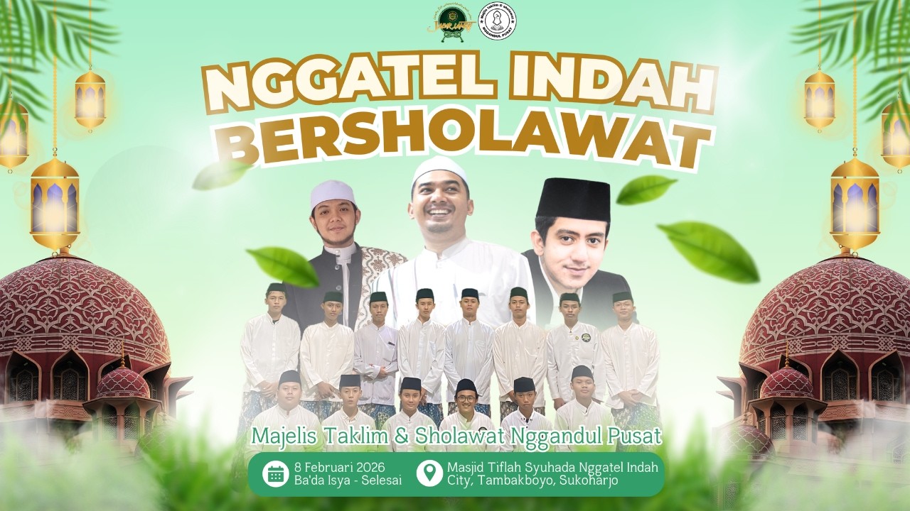 NGGATEL INDAH BERSHOLAWAT BERSAMA HABIB ALI BIN ALWI ASSEGAF