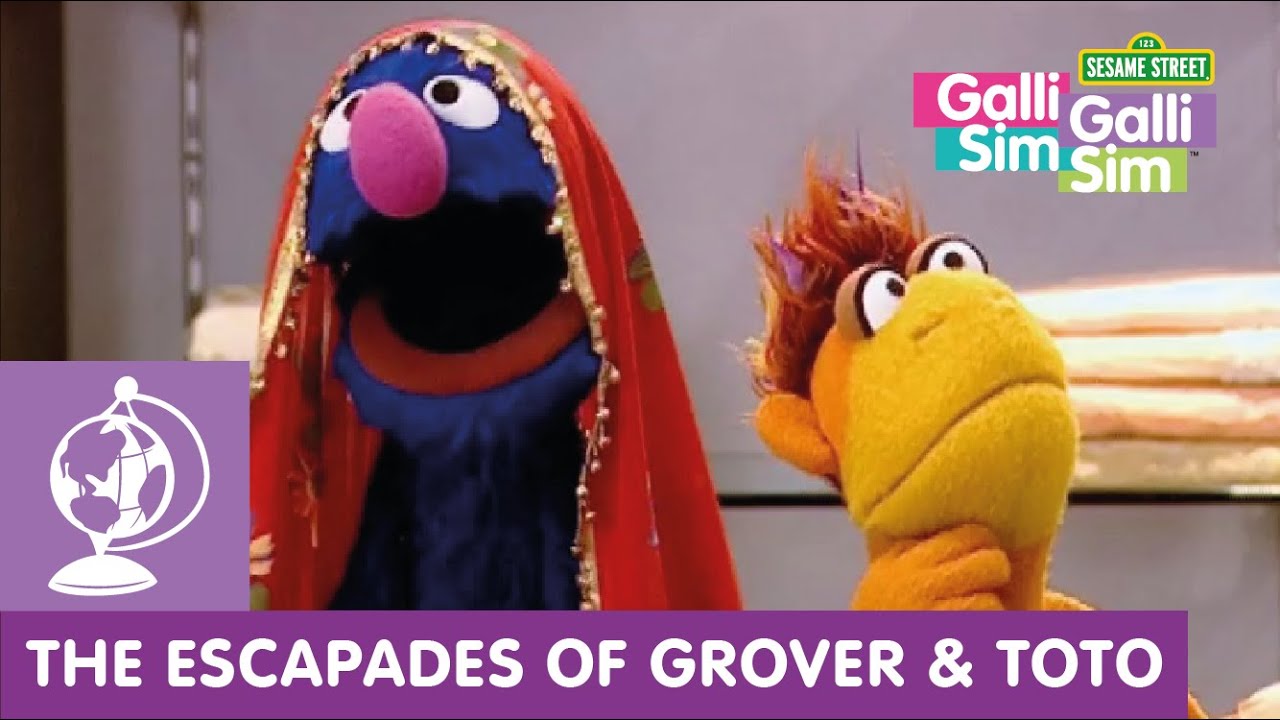Sesame Workshop India - Grover and Toto at the Saree Shop