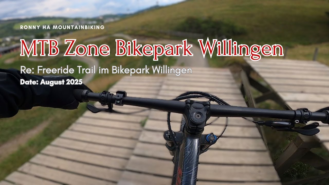 Ehrliche Authentische Abfahrt auf der Freeride Strecke - MTB Zone Bikepark Willingen -  #mtb