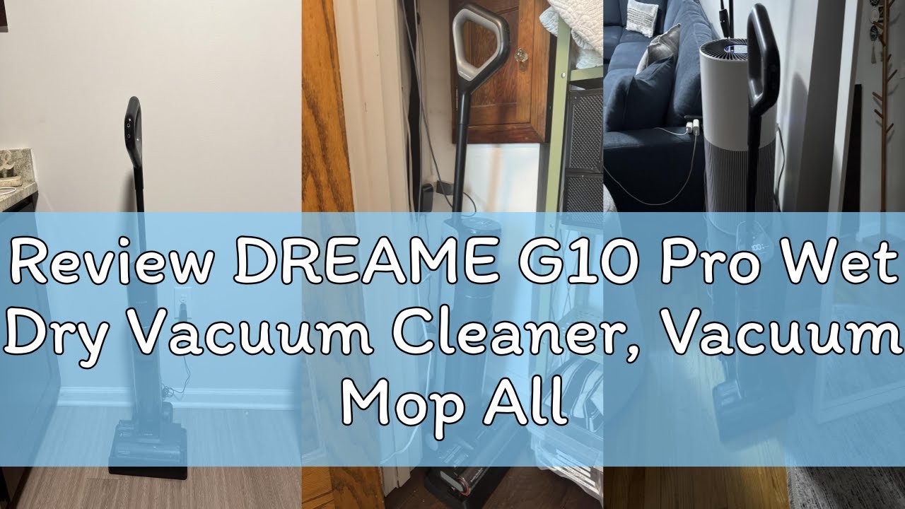 Review DREAME G10 Pro Wet Dry Vacuum Cleaner, Vacuum Mop All in One with Auto Self-Cleaning, Floor C