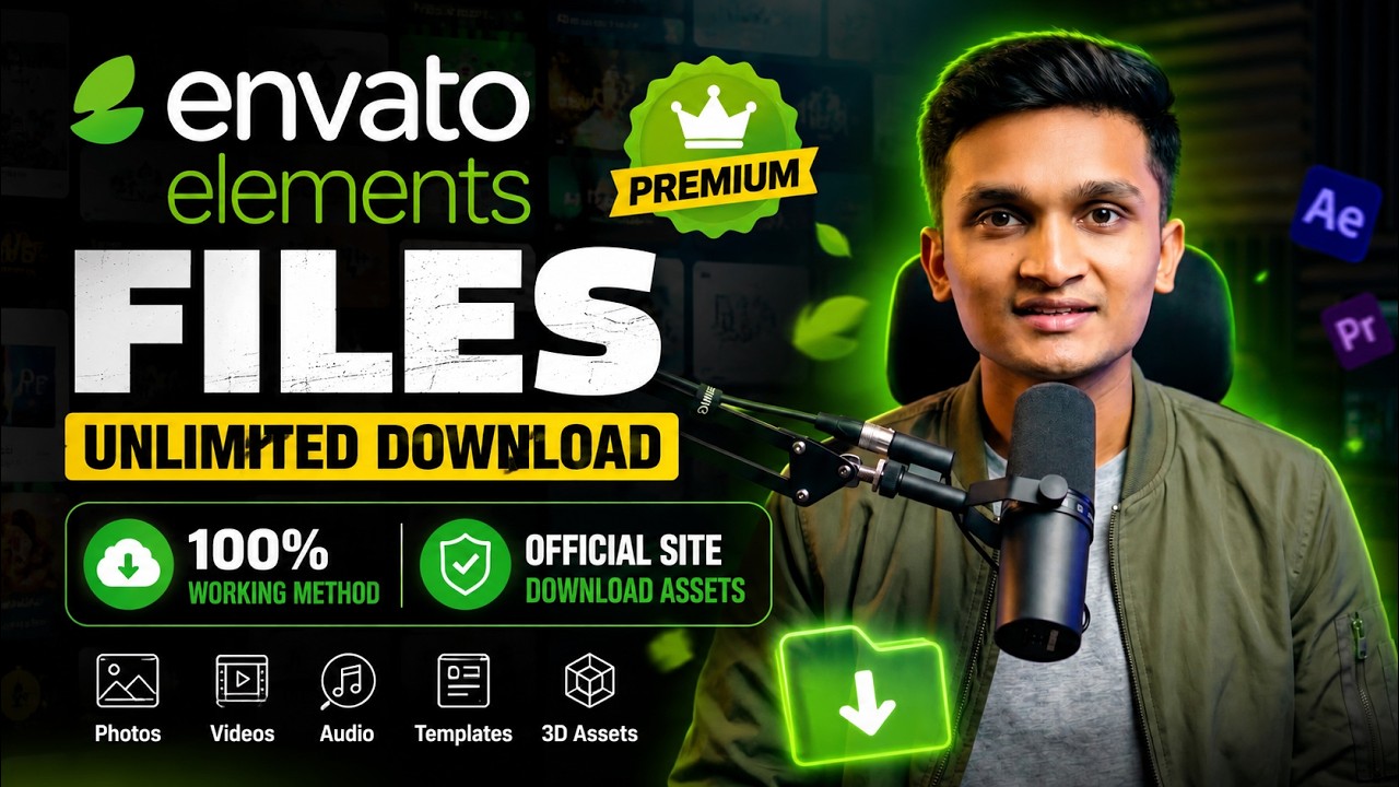 Envato Elements Premium Files Unlimited Download | 100% Working Method | Rocketoolz