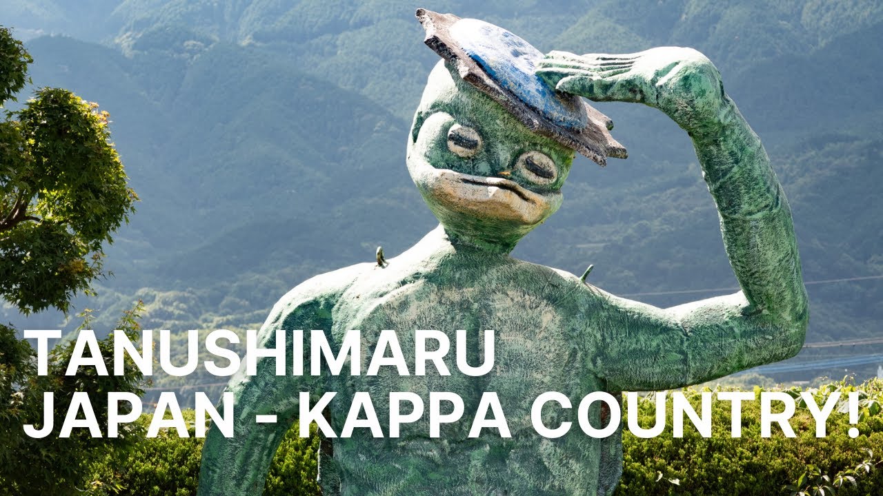 Tanushimaru, Kurume Japan - Walking Tour. Kappa & Fruit Farms! / 久留米市田主丸