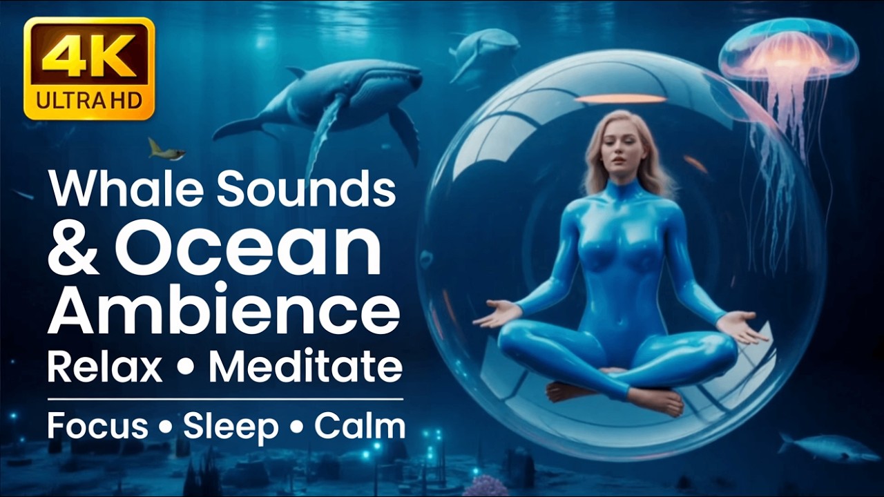 Whale Sounds & Ocean Ambience | Deep Relaxation & Meditation | 30 Min