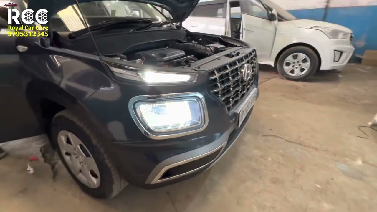 Hyundai Venue Genuine DRL just replaced bulb and get DRL|No wire cut|Car Accessories in Varanasi|🚘