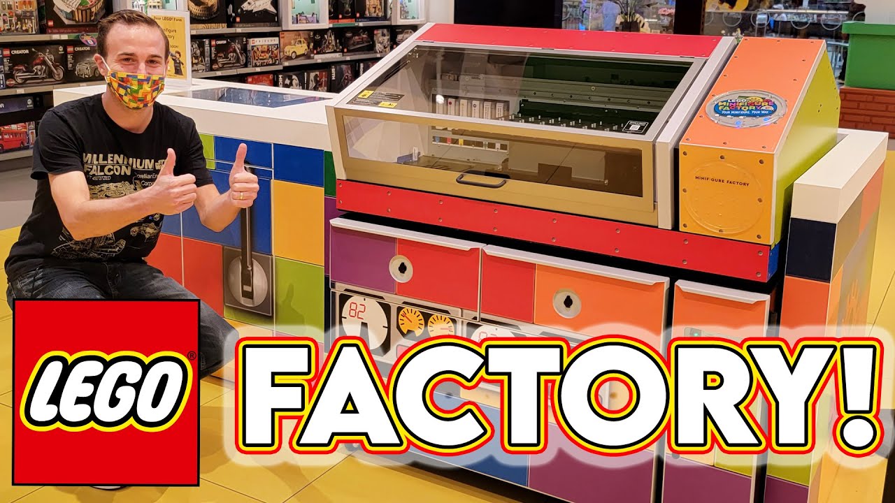 EPIC LEGO Store Minifigure Factory Experience!!