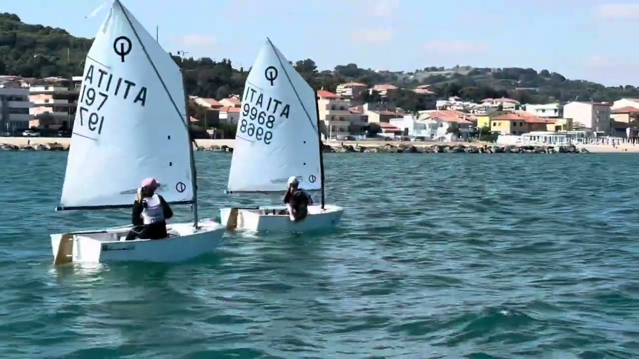 GAN a Civitanova Marche - Day 1 #optimist #sailing #vela 