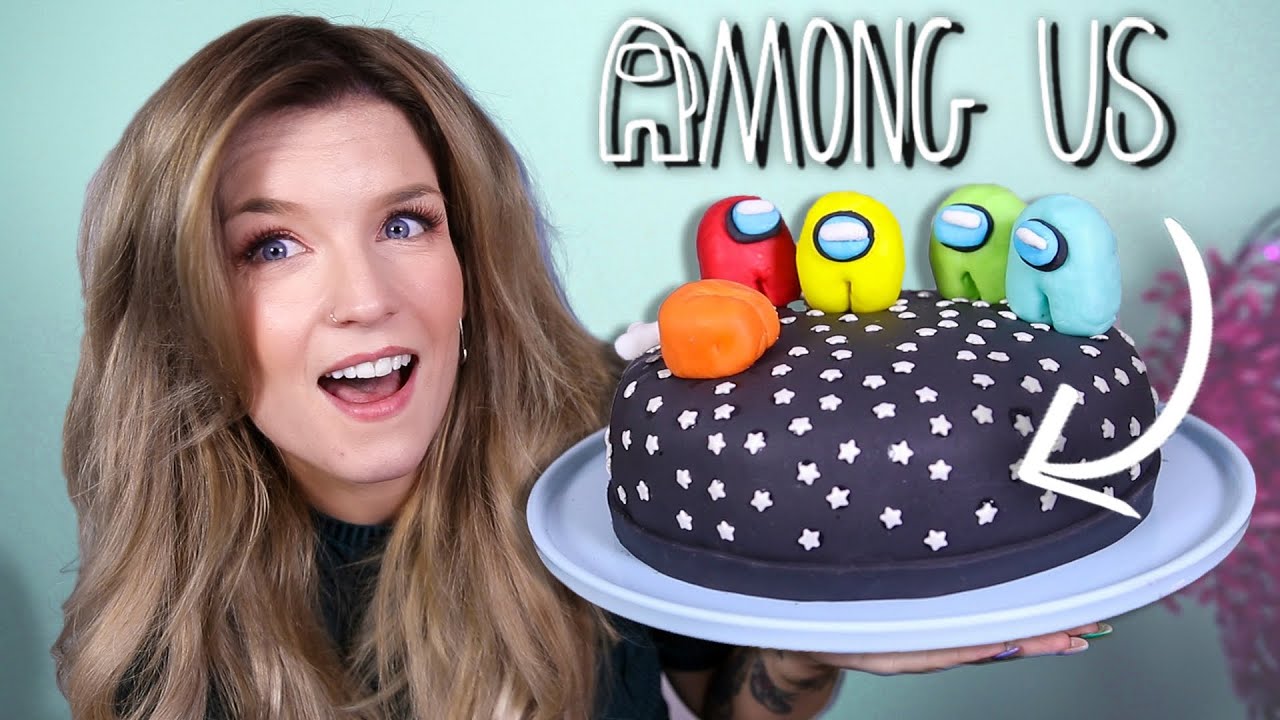 AMONG US TAART MAKEN | OnneDIY