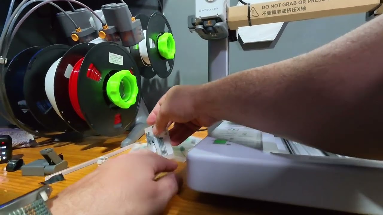 PASSO A PASSO COMO MONTAR IMPRESSORA 3D BAMBU A1