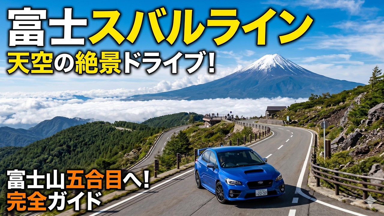 【冬でも走れる富士スバルライン】富士山へ続く絶景ドライブロード！おすすめ絶景スポット