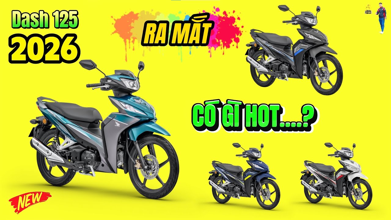 Ra mắt Honda Dash 125 2026 có gì HOT..? ▶ DIỆN MẠO MỚI – GIÁ KHÔNG ĐỔI 🔴 TOP 5 ĐAM MÊ