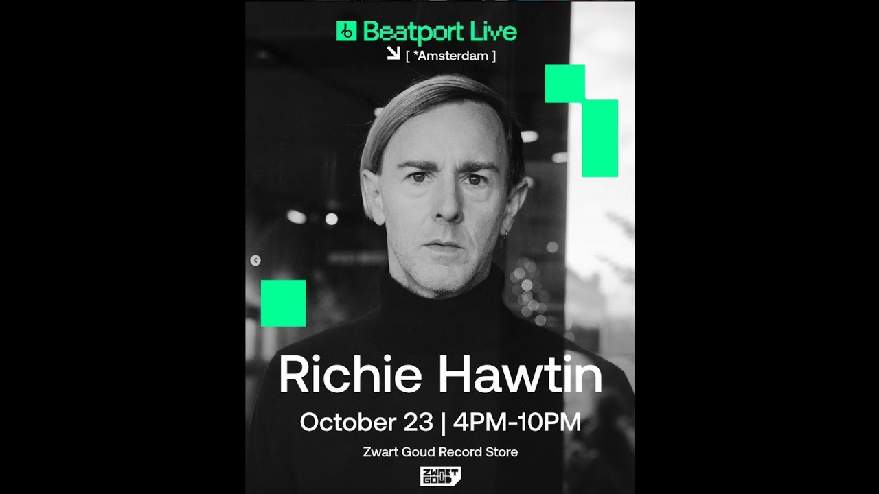 Richie Hawtin x Beatport Live | Zwart Goud Record Store | Amsterdam 2025-10-23