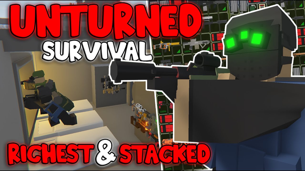 How I Became The RICHEST On FULL SERVER - Unturned PvP (Short Movie)