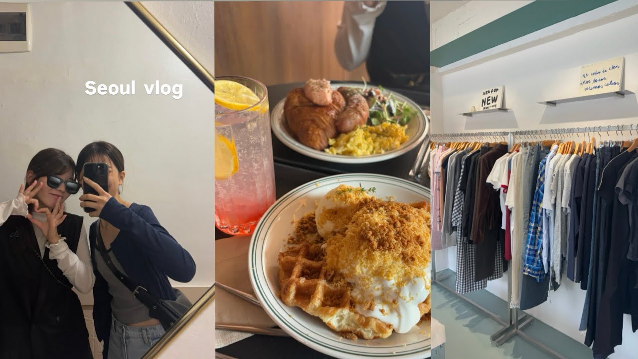 【韓国vlog】親友と行く女子旅in韓国🇰🇷Part１/明洞/ホンデ/ヨンナム