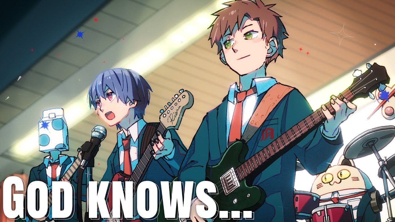 God knows... -Cover- 成人男性三人組