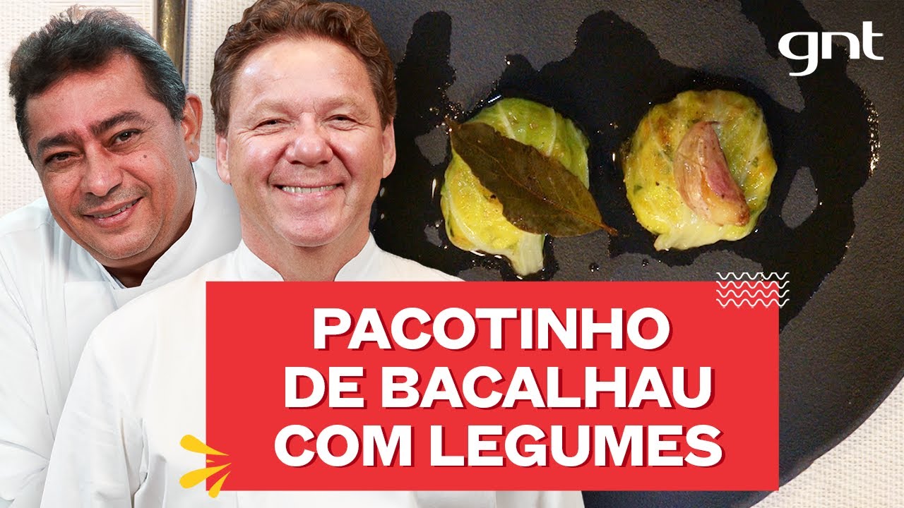 Pacotinho de bacalhau com abóbora e cenoura | Claude Troisgros e Batista | Que Marravilha