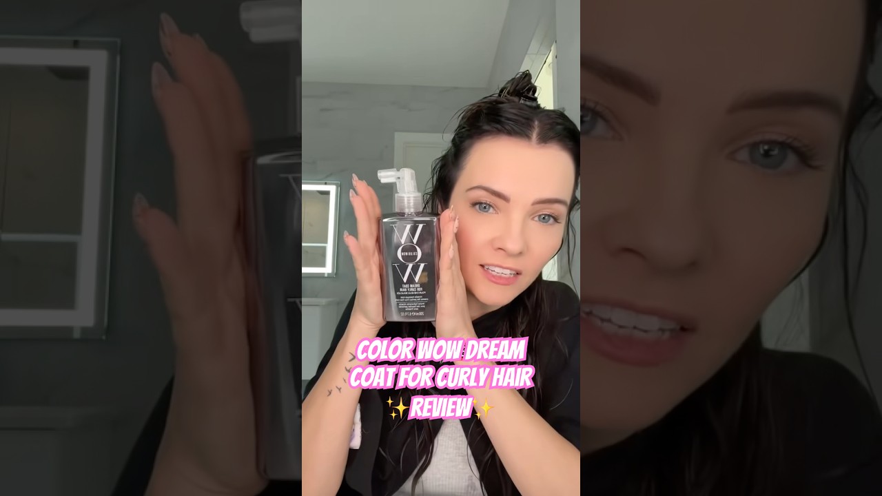 Color Wow Dream Coat for Curly Hair Review. What do you think?! #wavycurly #curlcare #colorwow #wavy