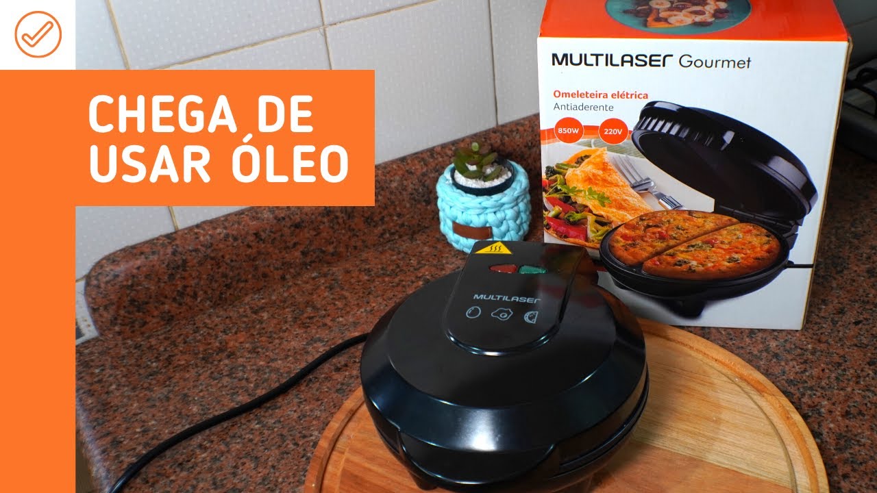 OMELETEIRA ELÉTRICA DA MULTILASER | RESENHA DA CRIS | COMPRE MAIS BARATO 