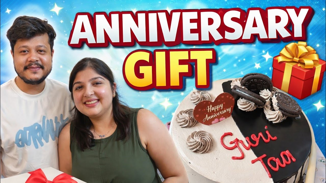 Anniversary te Ki Ki Gift pelam 🎁💐❤️ #bengalivlog #couplevlog #punevlogger 