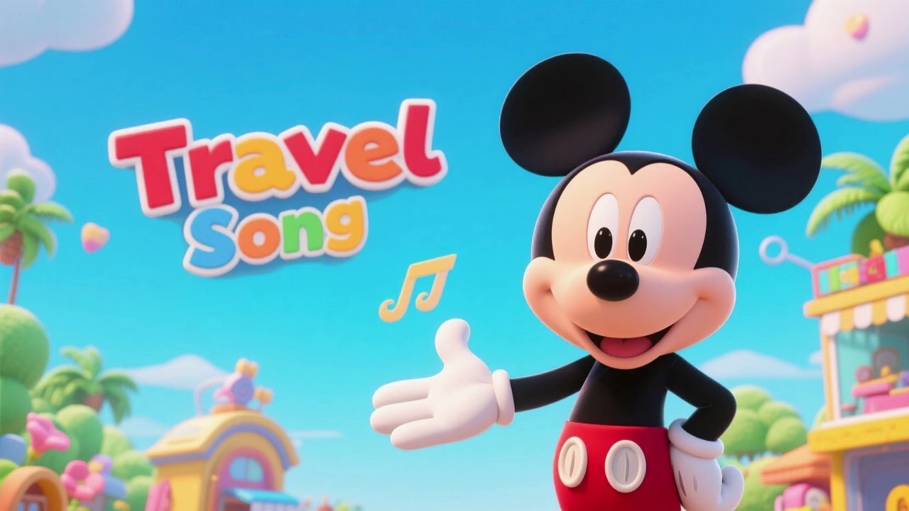 Mickey Travel Song 2 | Let’s Go Traveling | Fun Kids Song with Mickey