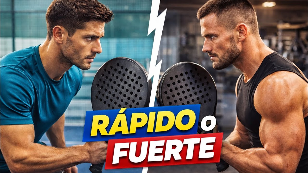 ¿Eres rápido o fuerte? Así deberías entrenar para pádel (ejemplo real)