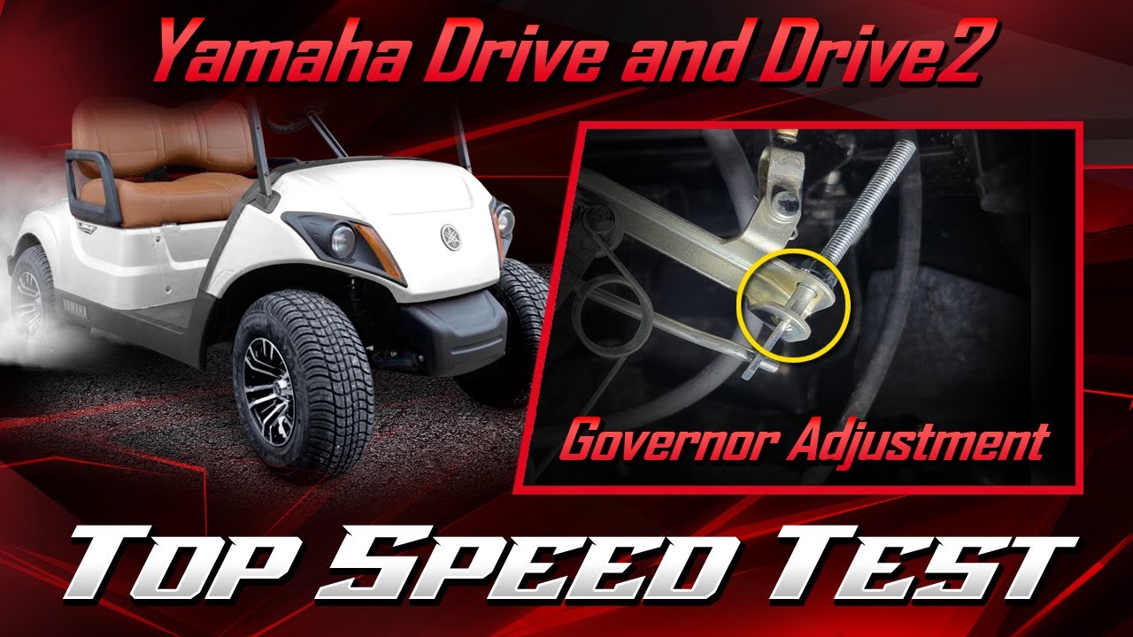 Гольф-кар Yamaha Drive 2 QuieTech — тест на максимальную скорость