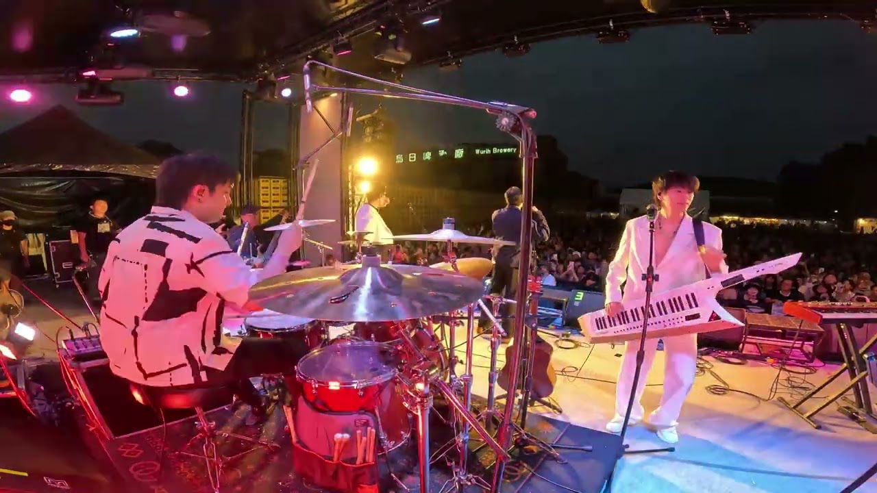MEAN Band Live at Carnival Fever Taichung 2024 Taiwan - Drum Cam