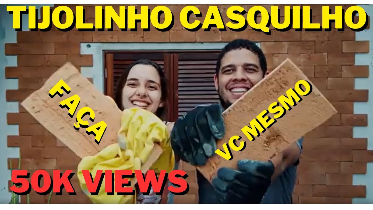 Tijolinho Fachada I Faça você mesmo (Baixo Custo) I MELHOR DE DOIS