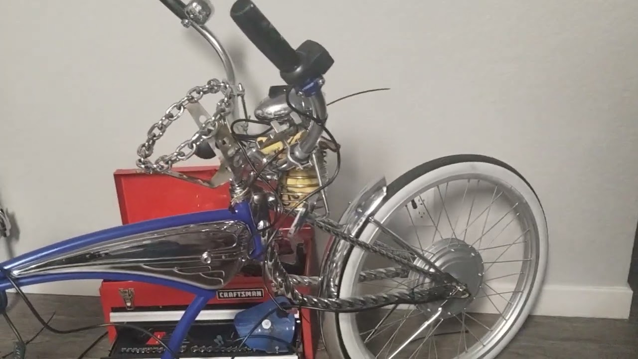 Old Town Dreamers Electric lowrider trike Schwinn 1958