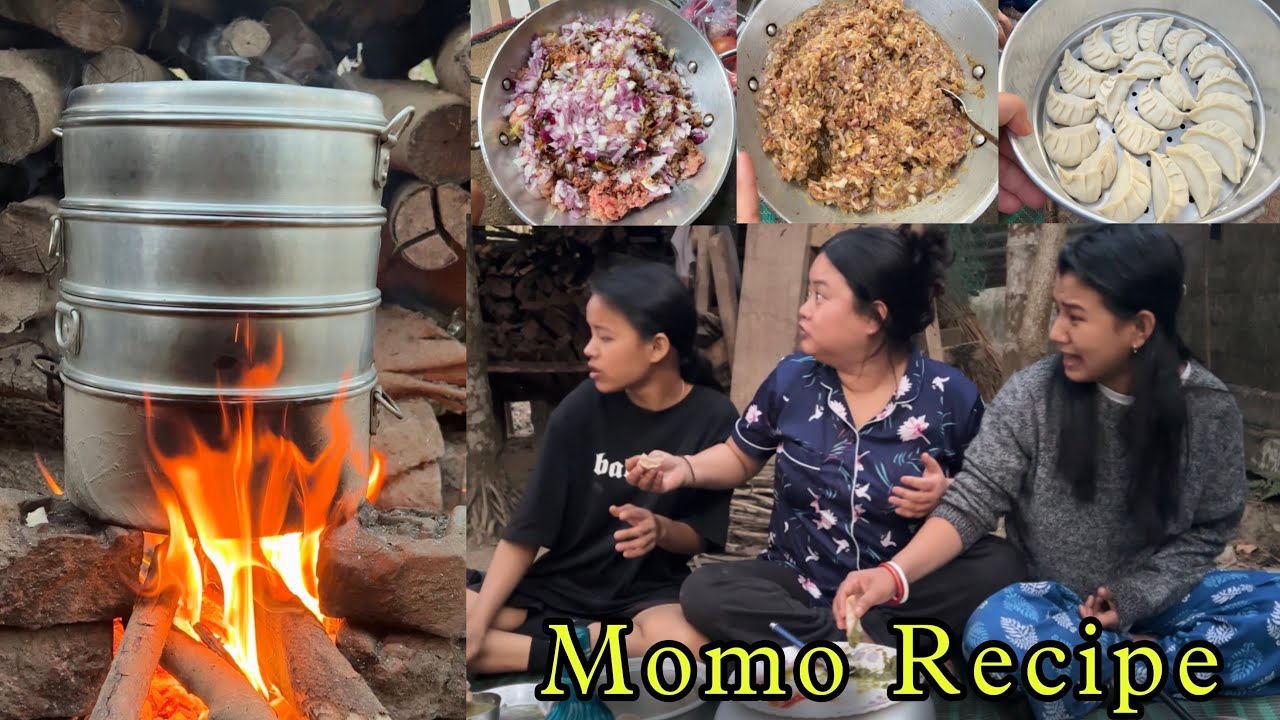 MOMO KHADA K VAYO?😱CHULA MA BANAKO MOMO JAN MITHO😍
