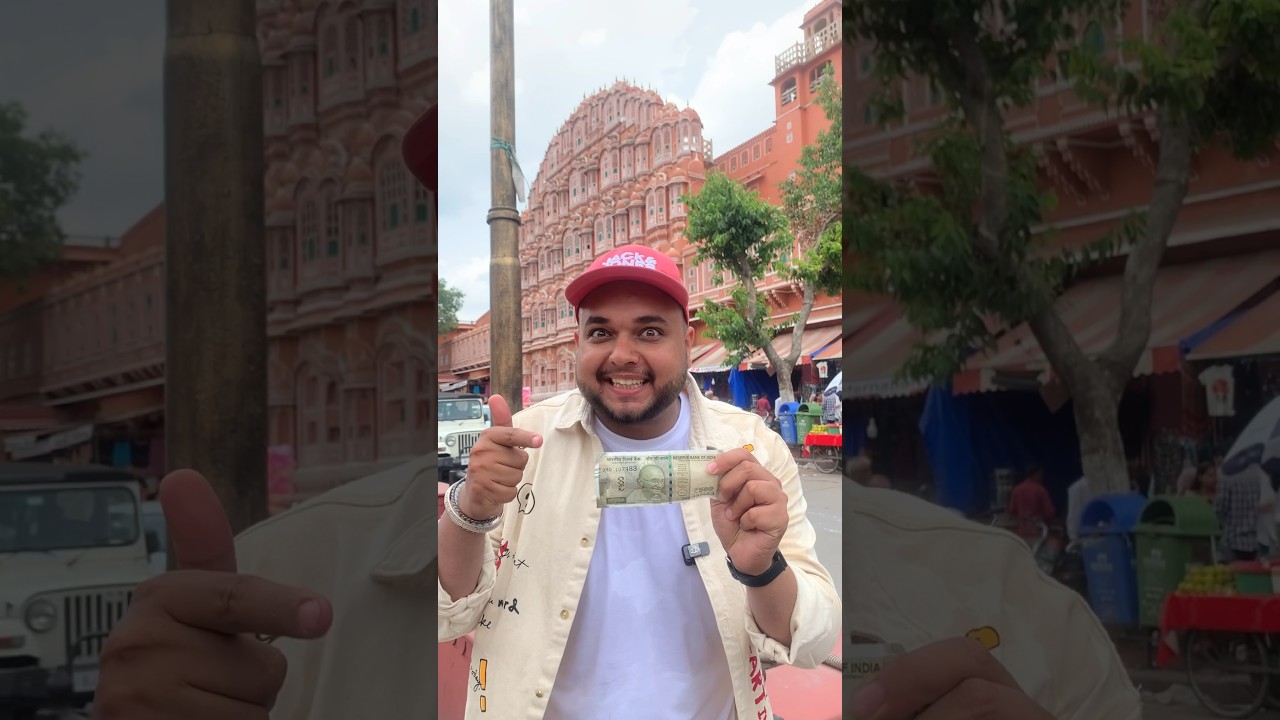 Jaipur में 500 ₹ में क्या - क्या खा सकते हो 😱😱 #shorts