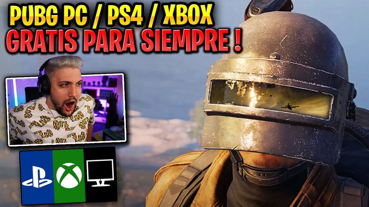 PUBG GRATIS PARA PC y CONSOLAS (PS4/XBOX) PARA SIEMPRE! - COMO JUGAR Y RECLAMAR SKINS GRATIS!