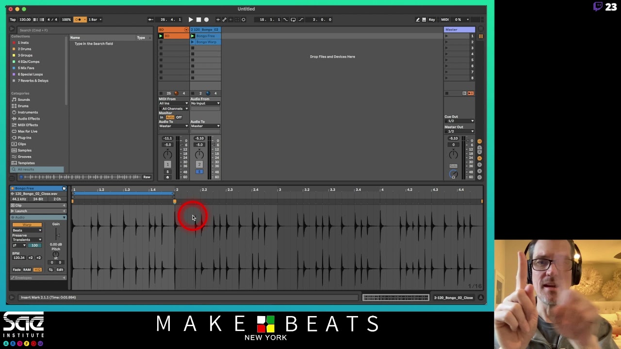 01-05-22 Ableton Live Warping Audio