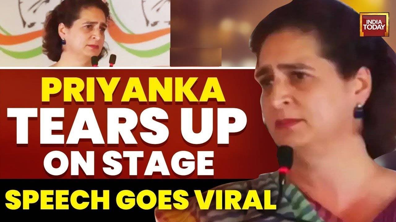 Priyanka Gandhi's Emotional Response To PM Modi's Attack On Father Rajiv Gandhi  | India Today Live