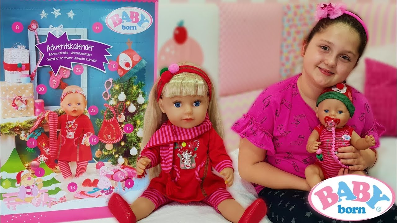 👶🏽 BABY BORN 🎄 OTWIERAMY KALENDARZ ADWENTOWY 😍