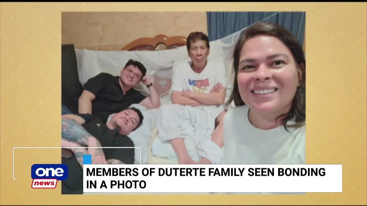 Duterte family seen bonding in a photo