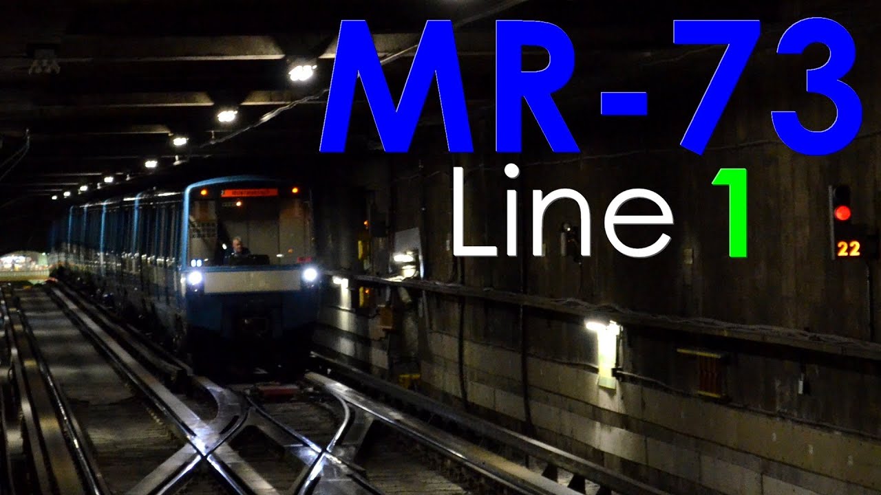 Montreal Metro - MR-73 Appearance on the Green Line at Berri-UQAM! (Full HD)