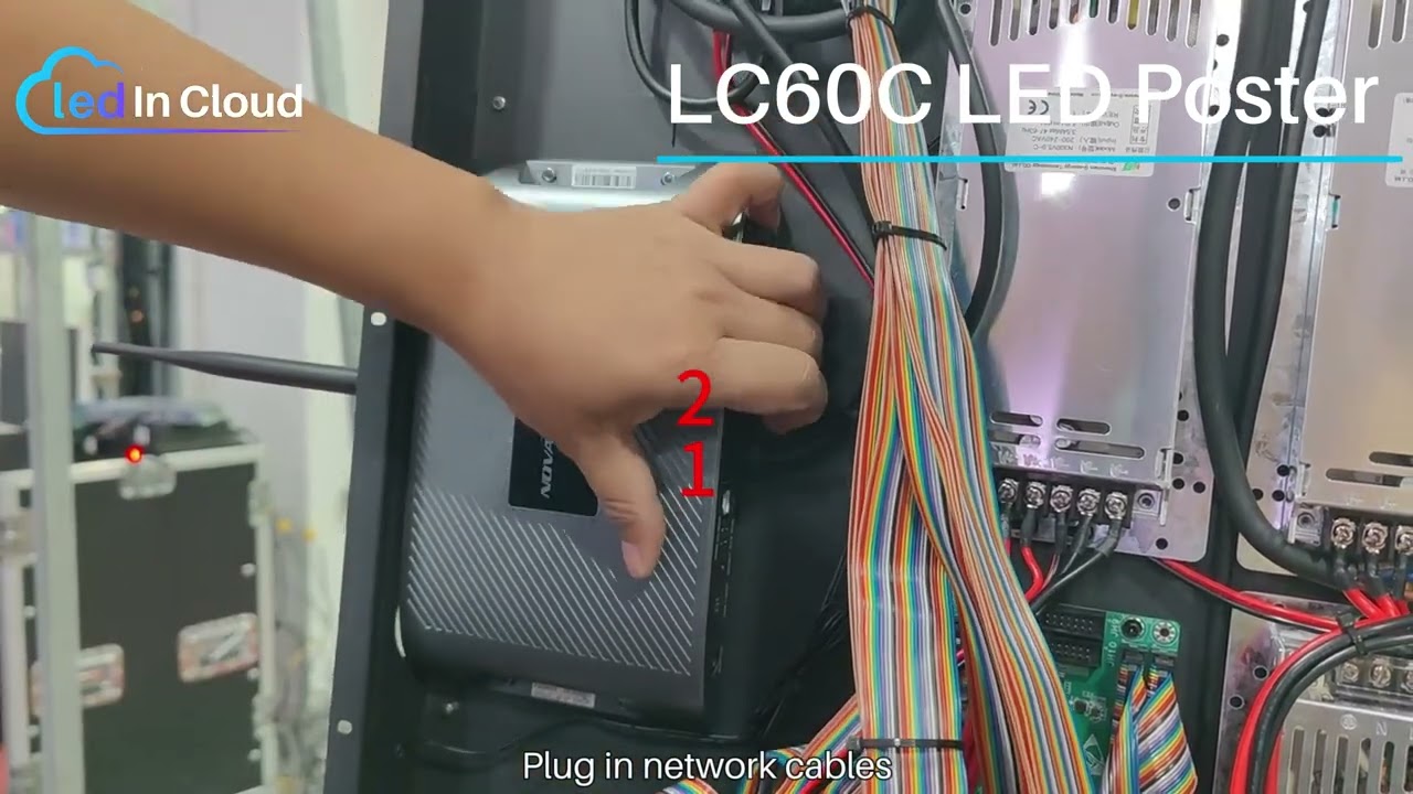 LC60C LED Poster How to Install NovaStar TB40