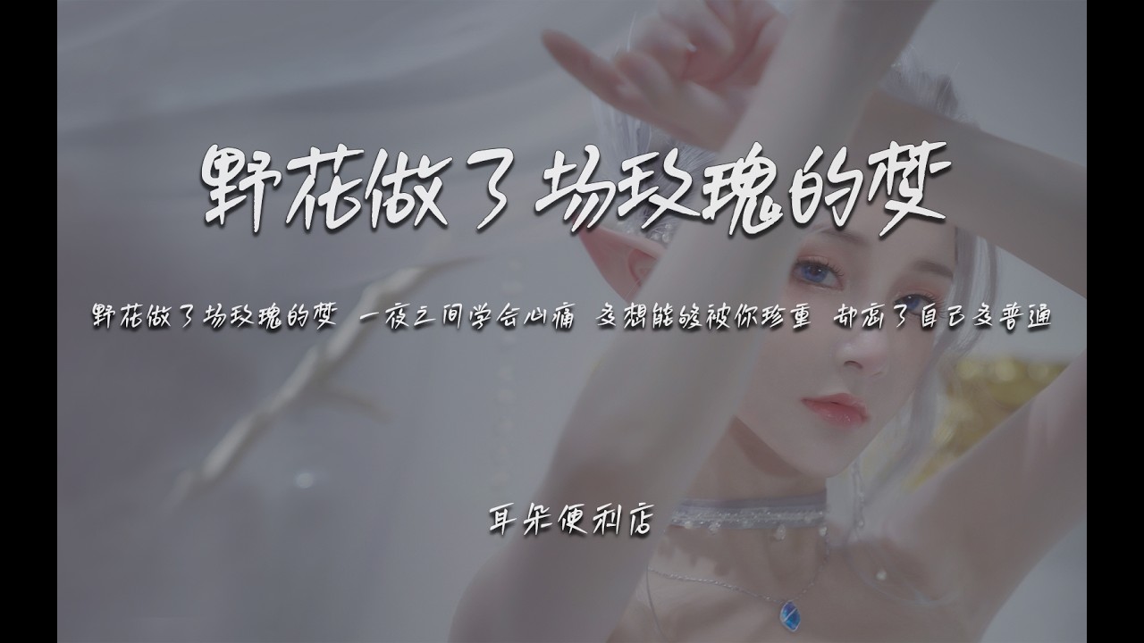 耳朵便利店《野花做了場玫瑰的夢》“野花做了場玫瑰的夢 一夜之間學會心痛 多想能夠被你珍重 卻忘了自己多普通”【動態歌詞/PinyinLyrics】♪