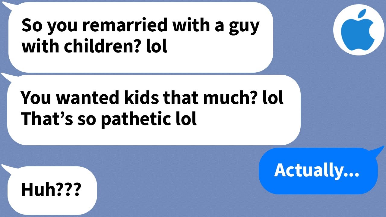 【Apple】 My husband divorced me because I couldn't have children. 4 years later...