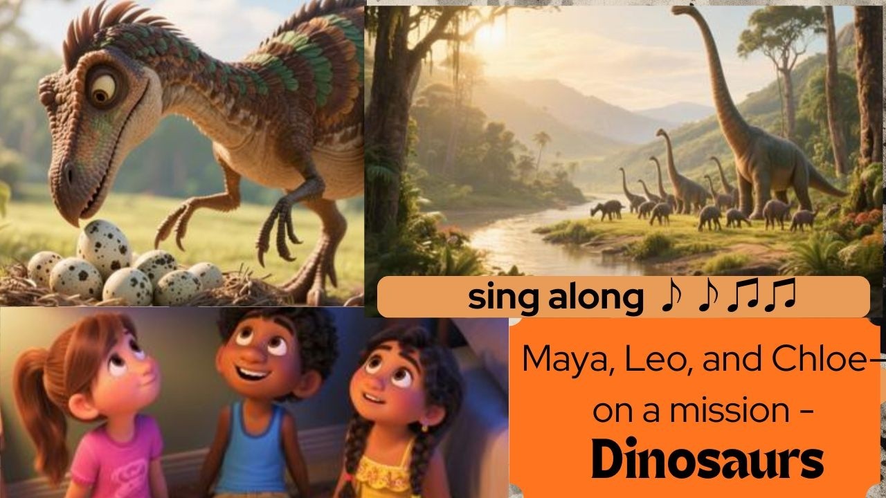 Maya, Leo, and Chloe—are on a mission - they found dinosaurs