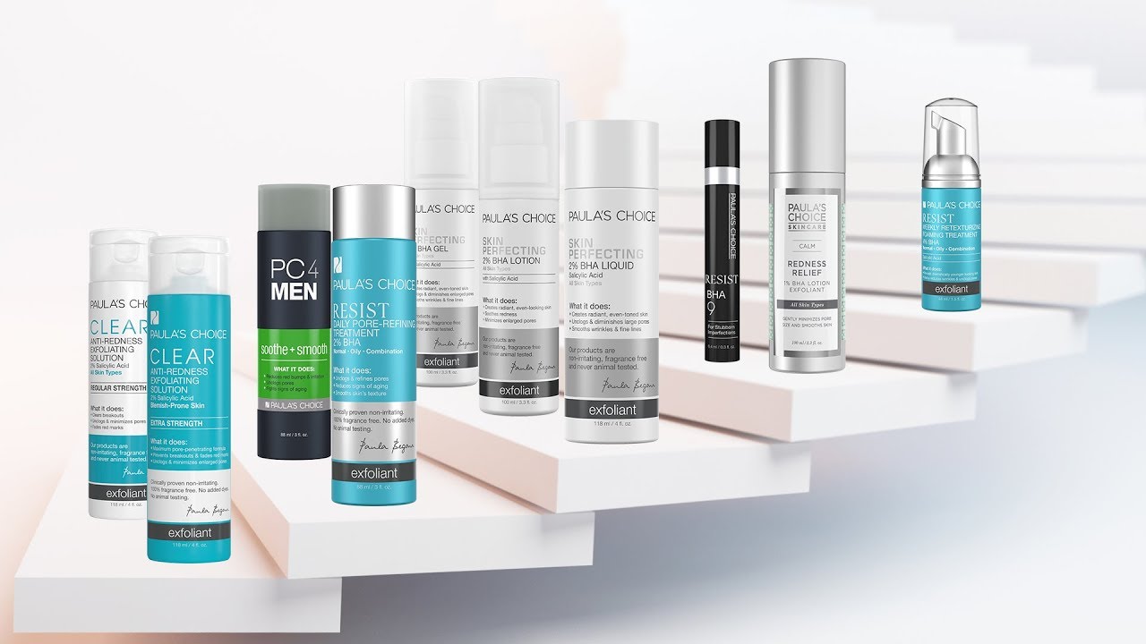 BHA Exfoliants: How To Choose the Right Paula's Choice Exfoliant To Meet Your Needs