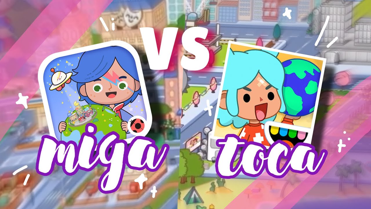 ЧТО ЛУЧШЕ? miga world или toca life world 🤔 сравнение ~ Dora Carter