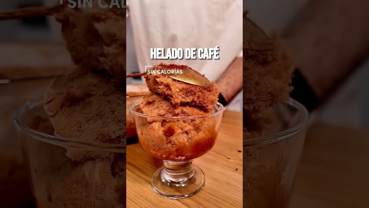HELADO DE CAF&Eacute; SIN CALOR&Iacute;AS #receta #recetas #recetasfaciles