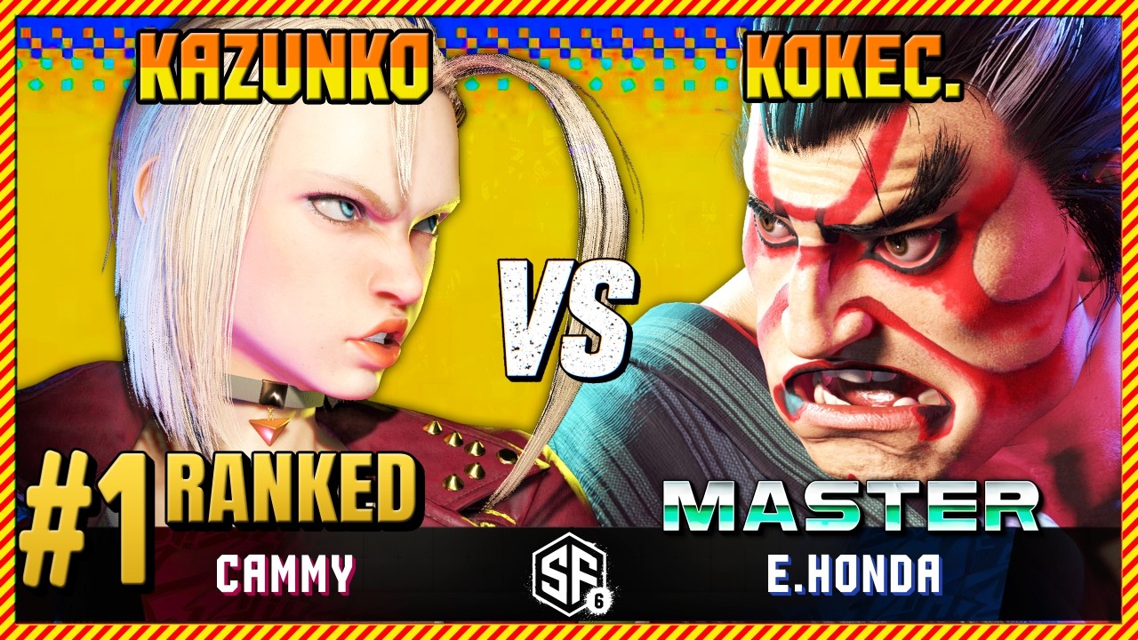 STEET FIGHTER 6 🔥 Kazunoko (CAMMY) vs KoKeC. (E.HONDA) 🔥 High Level SF6 Gameplay