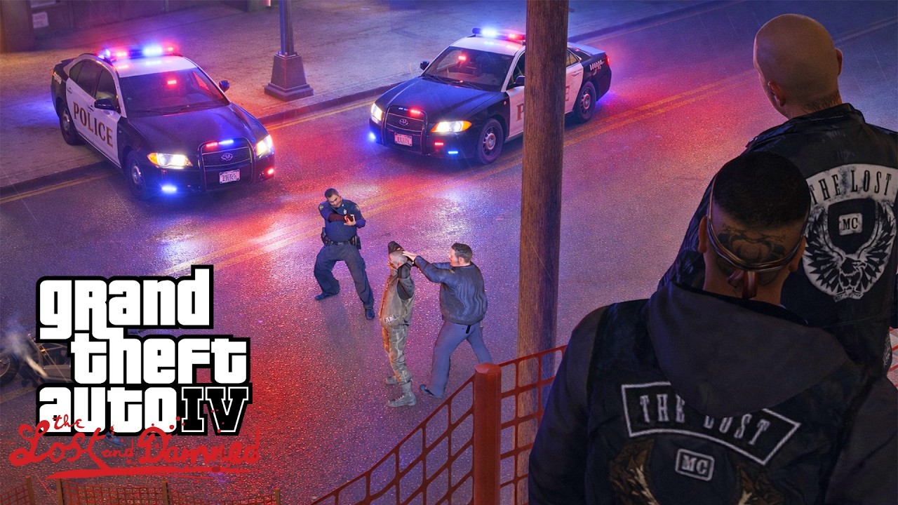 POLITIA NE-A STRICAT AFACEREA, L-AU ARESTAT PE LIDERUL NOSTRU - GTA 4 THE LOST AND DAMNED - PART 3