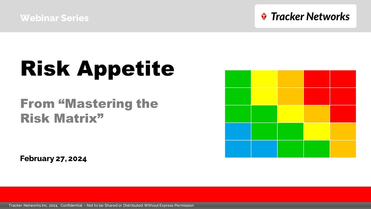 Risk Appetite Explained