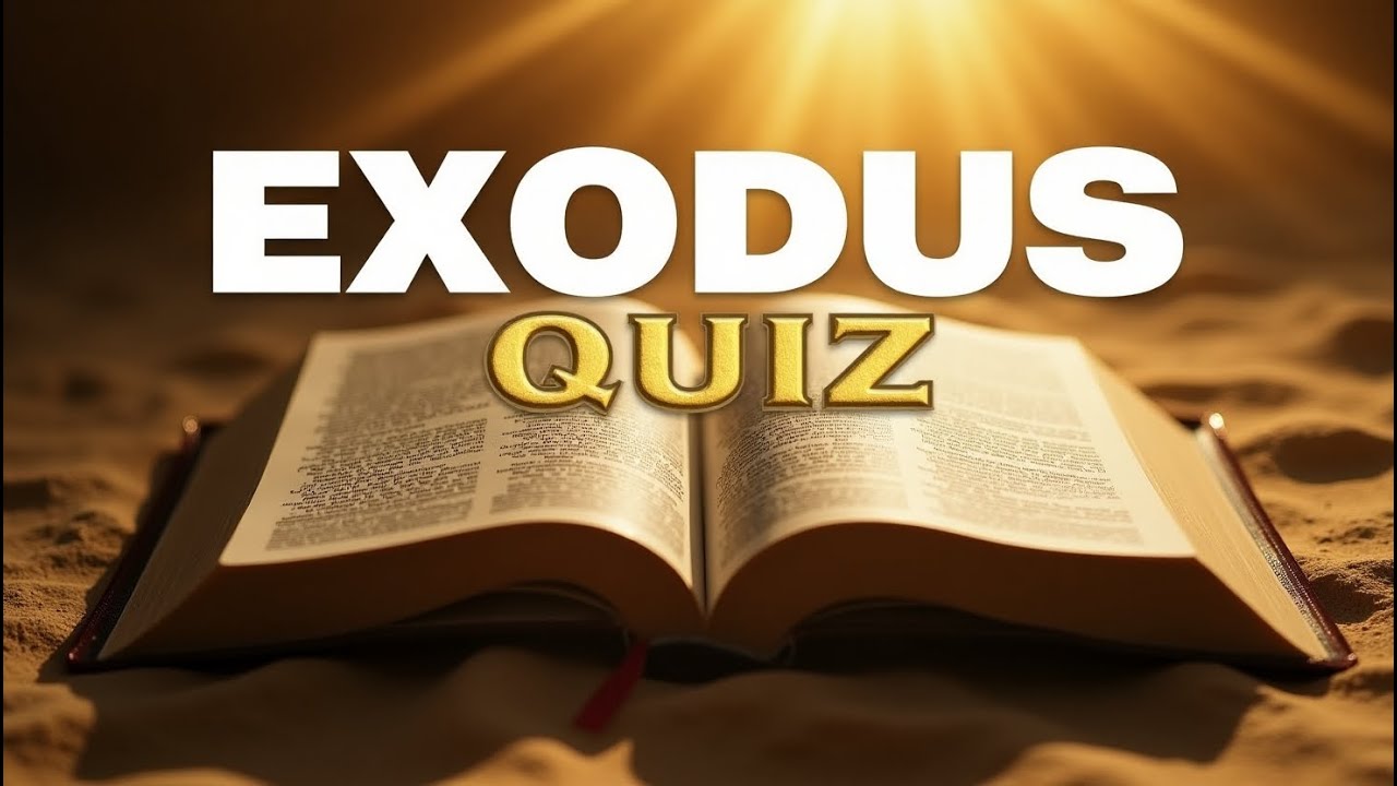 Speed Bible Quiz: 25 Tough Exodus Questions in Just 5 Seconds Each!