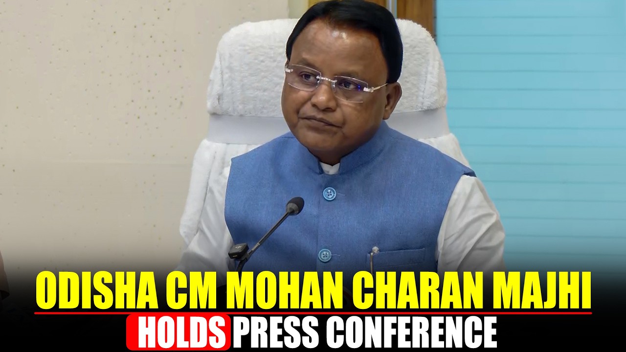 LIVE: Odisha CM Mohan Charan Majhi holds press conference on flood-affected situation across State